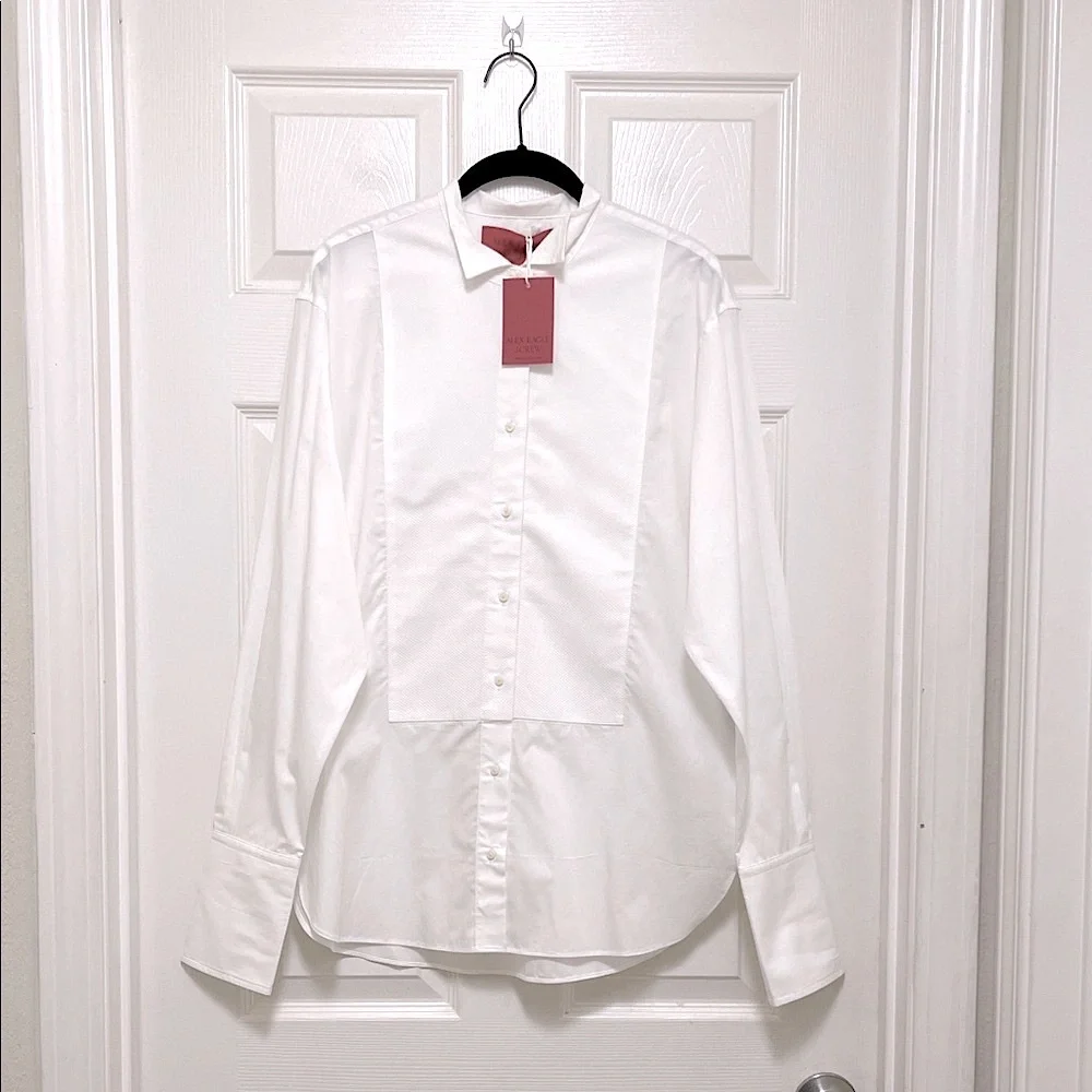 NWT Alex Eagle x J.Crew Tuxedo Shirt